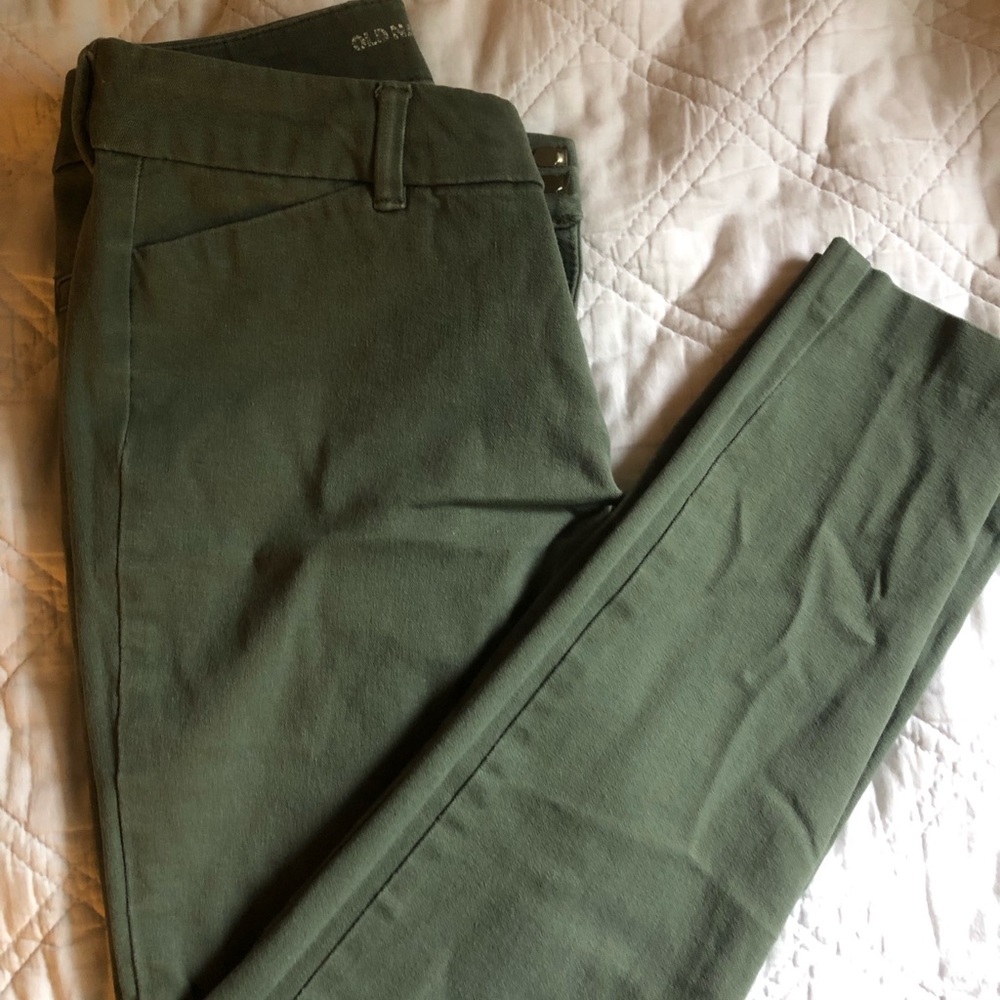 Grey Old Navy Pixie Mid-rise Business Work Pants